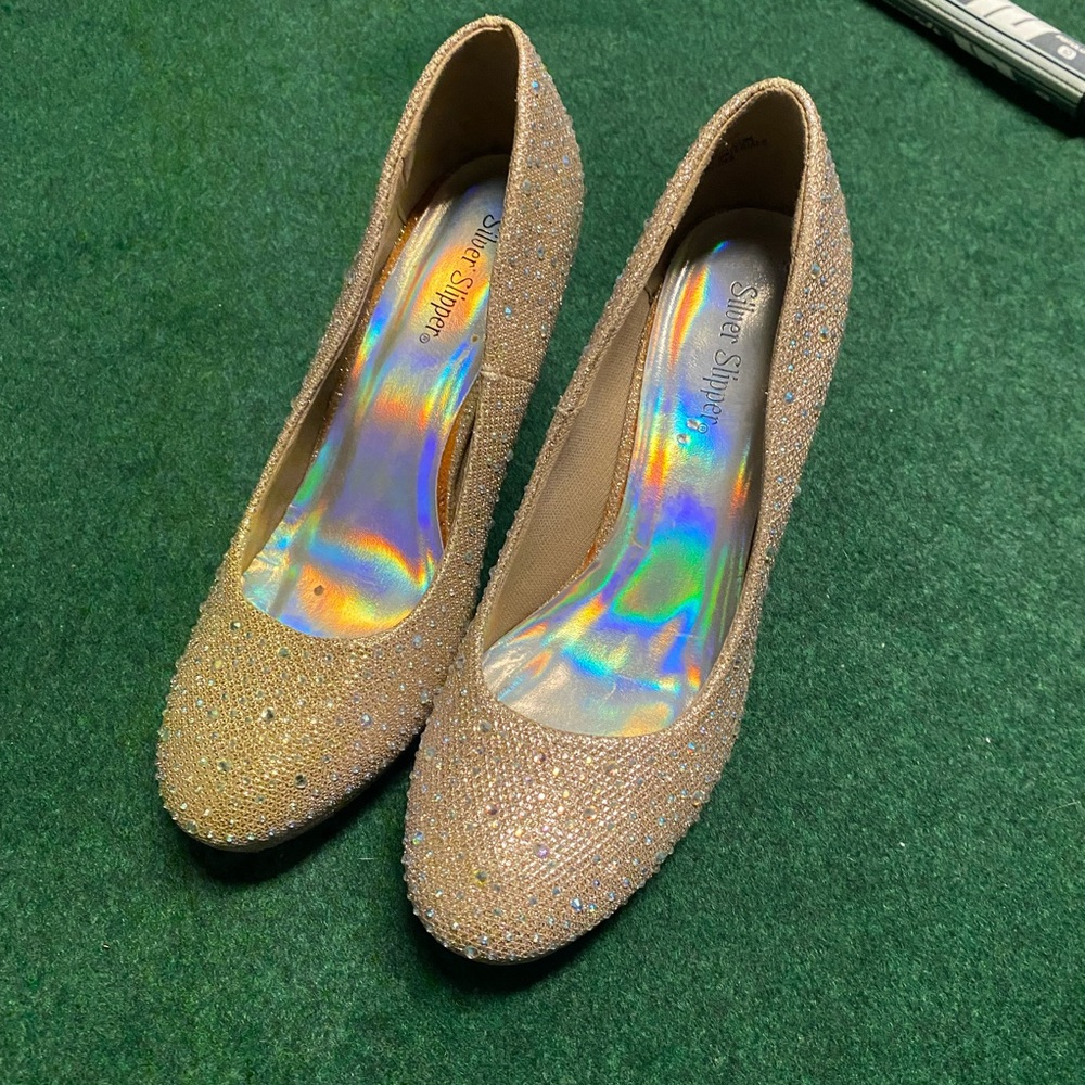 Gold Sparkle Women's Shoes